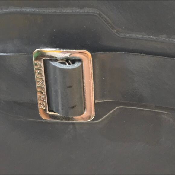 Hunter Original Grey Tall Rain Boots Wellies Size 10 - Picture 11 of 14